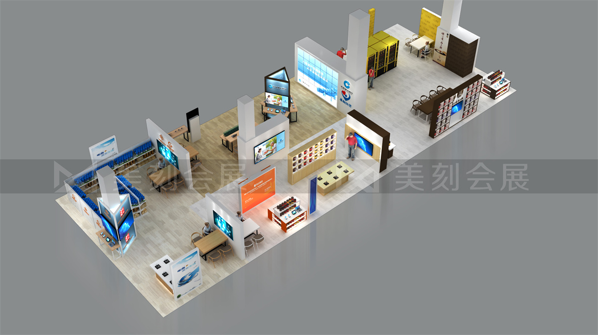 第五屆黑茶文化旅游節(jié)展臺設(shè)計(jì)方案，黑茶文化節(jié)展會布置效果圖